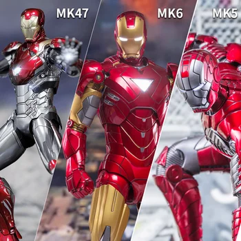 1/9 Iron man 24 см Mk3 Оригинала Marvel Легенди Kingart Сплав от Желязо Човек Мемориал Събира модел на Тони Старк, фигура, подарък играчка