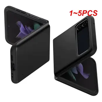 1 ~ 5ШТ Защитно покритие на Задната Броня Прозрачен За Galaxy Z Flip 3 5g Калъф За Galaxy Z Flip 3 устойчив на удари Плътен Цвят