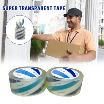 1 Бр 45 мм Термостойкая прозрачна залепваща лента Прозрачна лента екстремни качество, с висок вискозитет Tap W4L7
