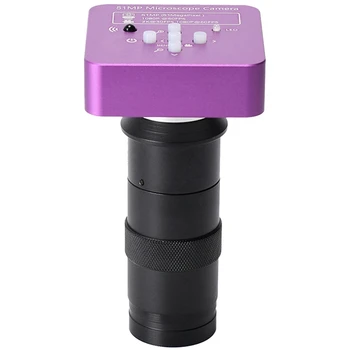 1 комплект 51-пиксел микроскопични камери за поддръжка на мобилен телефон, увеличително стъкло, метална вилица ЕС