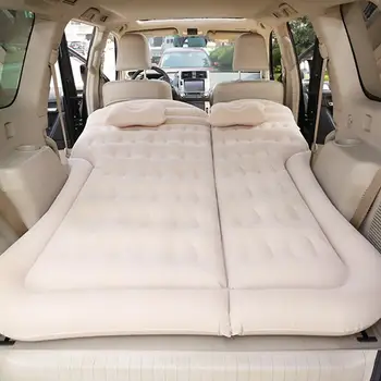 1 Комплект Универсална автомобилна надуваеми легла за пътуване, матрак за багажник на задната седалка, надуваема възглавница за пътуване, къмпинг, семеен пикник
