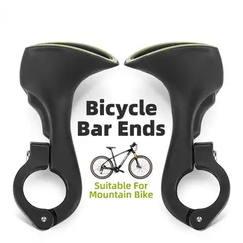 1 Чифт Сметка на волана, за планински велосипед, с Ергономичен дизайн, Краищата на кормилото на велосипеда Черен дизайн, Универсални аксесоари за колоездене