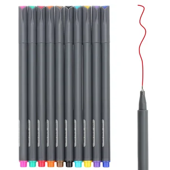 10 Цвята Art Journal Дръжка-планер 0,38 мм Fine Point Fabricolor Маркери Fineliner Писалка за рисуване Награда-книжка за оцветяване Art Fine Дръжки