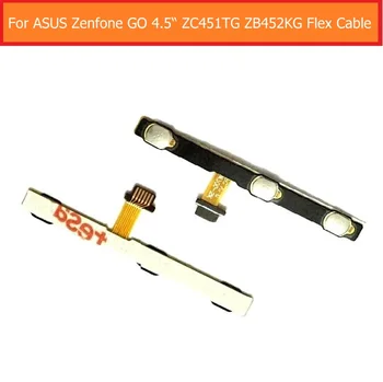 100% Истински гъвкав кабел бутони за регулиране на силата на звука за ASUS Zenfone GO ZC451TG ZB452KG 4,5 