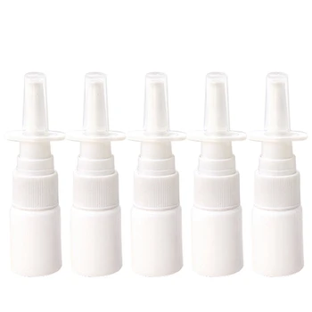 10шт, 10 мл, за многократна употреба, пластмасов спрей за замъгляване на носа