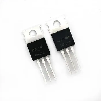 10ШТ TIP41C TIP42C Транзистор TO-220 TO220 TIP41 TIP42 Нова и Оригинална Чип
