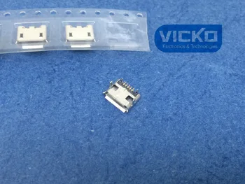10ШТ Конектор Micro USB 5Pin SMT Tail Конектор за зареждане на печатна платка 1