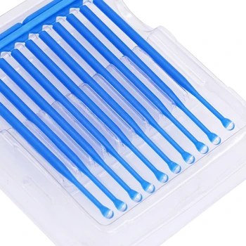 10шт сменяеми Зъбни склеивающие пръчки Зъбни коронки Matrice Лепило на пръчки, Сини консумативи за стоматологични инструменти Прозрачен вискозитет