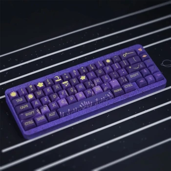 127 клавиатури кепета DyeSub Keycap за механична клавиатура Keycap Lavender P9JB