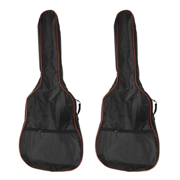 2 елемента 41-инчов класическа акустична китара, делото за носене, чанта, 5 мм презрамки