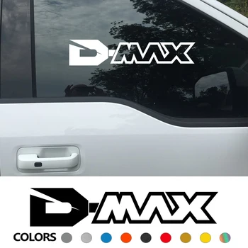 2 елемента Автомобили стикер за Isuzu DMAX D MAX Пикап Прозорец на Страничната Врата на багажника Интериор в графичен стил Етикети Vinyl корица Автоаксесоари