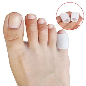 2 елемента Силиконов разделител за пръстите на краката, Корекция и Аналгезия Вальгусной деформация на палеца на стъпалото
