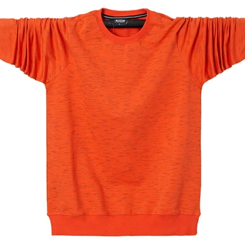 2022 Пролетта Нов Мъжки Младежки Случайни Спортен Пуловер, Памучен Тениска С дълъг Ръкав, Марка Мъжки Дрехи Големи размери 4XL 5XL 6XL
