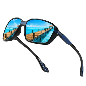 2023 Нови Квадратни Видове Спорт На Открито Колоездене Мъжки Поляризирани Слънчеви Очила на Водача Шофиране Риболов Слънчеви Очила за Мъже Gafas De Sol Vintage