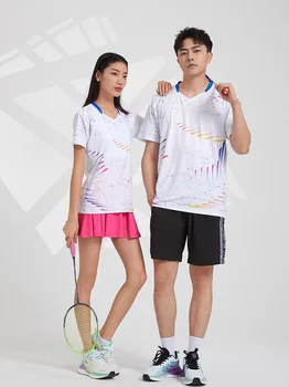 2023 Тениска за бадминтон, мъжки / Дамски Детски тенис риза, бързо съхнещи спортни ризи за волейбол, тенис на маса, Дишащи Ризи за мъже и жени
