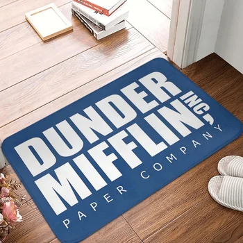 2024 Dunder Mifflin Paper Company Противоскользящий Подложка За Баня на Майкъл Скот В Офис Килим За Антре Добре дошли Мат В закрито Нова Година