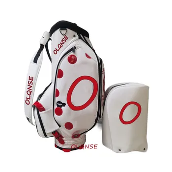 2024 Нова марка чанта за голф, мъжки стандартна чанта за голф, водоустойчив мат клубна чанта от изкуствена кожа