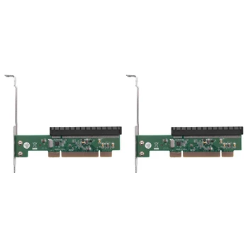 2X Адаптер за карта преобразуване в PCI PCI Express X16 PXE8112 PCI-E Bridge Карта за разширяване на PCIE-PCI Адаптер