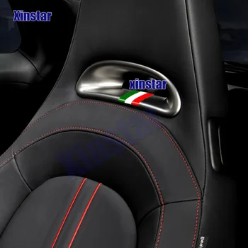2X Италия Стикер с флага на Италия в столчето за кола в лента за авто аксесоари на Fiat Abarth 595 695