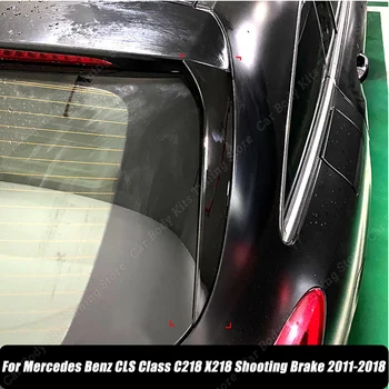 2x Странично Спойлер на Задното Стъкло на Автомобила, Огледало за Обратно виждане, Черен Гланц За Mercedes Benz CLS Class C218 X218 Shooting Brake 2011-2018