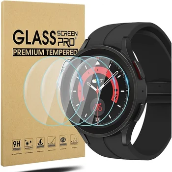 3ШТ закалено стъкло за Samsung Galaxy Watch 5 Pro 45 мм Водоустойчив закалена защитно фолио за екрана Watch 5