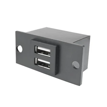 4.8 A 12V LED Универсално зарядно за кола за АВТОБУСА, Водонепроницаемое зарядно с два USB порта, изход