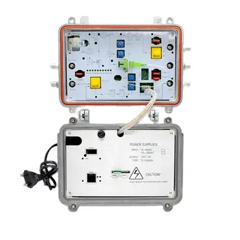 4-Лентов Изход Оптичен Приемник Оптичен Възел RF ниво 106dBuV Открит FTTH CATV Висококачествена Поддръжка на Захранване 60V/220V