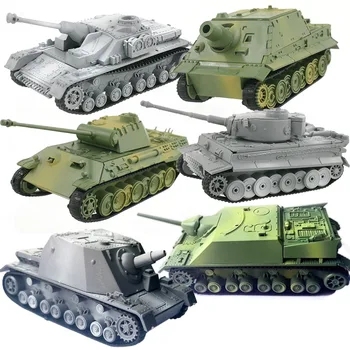 4D Различни дизайнери модели на танкове, военни събрание, образователни играчки, декорационного материал Пантера, Тигър Turmtiger Assault