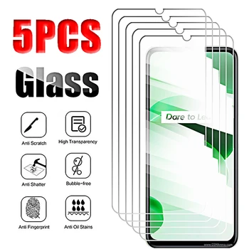 5шт Пълно Защитно Стъкло за Realme C35 Защитен слой от закалено Стъкло за OPPO Realme C55 C30 C30S C33 2033 C 35 55