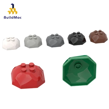 BuildMOC Съвместим Събира частици 30293 4x4 Строителни блокове от горната порода, подробности, електрически забавни идеи за подаръци на играчки 