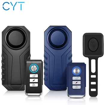 CYT Безжична велосипедна алармена система с дистанционно управление, водоустойчив Електрически мотоциклет, скутер, защита от кражба