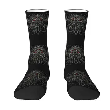 Harajuku Cthulhu Mythos Lovecraft Чорапи Мъжки и Женски Топли С 3D Принтом на Великите Старейшини, Ужасни Чудовища, Спортни Баскетболни Чорапи