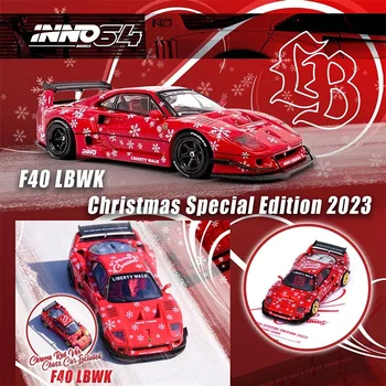 INNO В наличност 1:64 LBWK F40 X ' MAS 2023 Specia Edition, Формовани под натиска на модел на превозното средство Diorama, Играчки