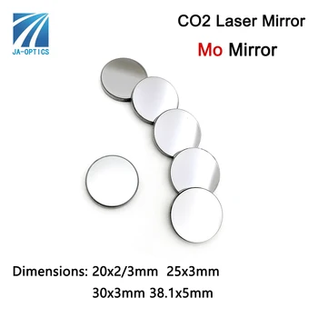 JA-OPICS Комплект от 3 бр. огледален рефлектор Mo Dia20/25/30/38.1 молибденовое огледало на CO2-лазер мм за CO2-лазер гравировального металообработващи машини