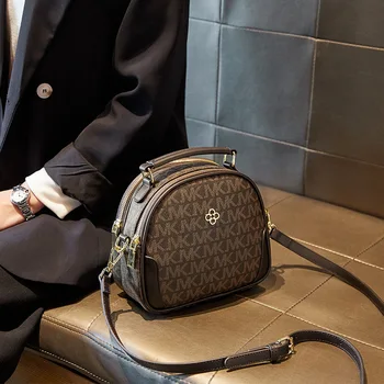 JVK Луксозни дамски раници-клатчи, чанти, Дизайнерски кръгли портфейли през рамо, Чанта, женски клатч, пътна чанта-тоут