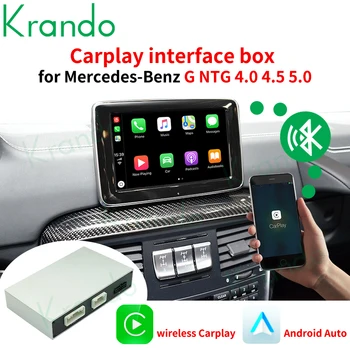 Krando Wireless Apple CarPlay Android Auto Interface Кутия За Mercedes Benz G Class W463 2012-2019 NTG 4.0 4.5 5.0 Гласово Управление
