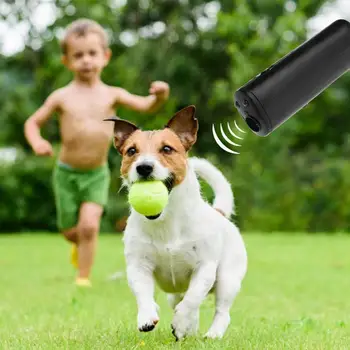 Led интелигентно устройство за защита от лай на кучета, против Лай, ултразвукова Звук е Безвреден за домашни любимци, не се Чува от човешкото ушите си.