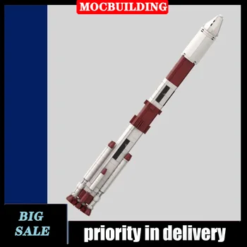MOC Мащаб 1: 110, носеща ракета, градивни елементи, на модел на космически кораб за изследване на космоса, тухлени играчки за детски подарък