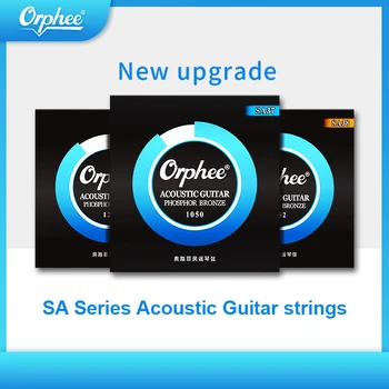 Orphee 6pcs/комплект акустични китарни струни от високо стомана hexagonal жило от фосфористой бронз прецизна Намоточные фолк китара