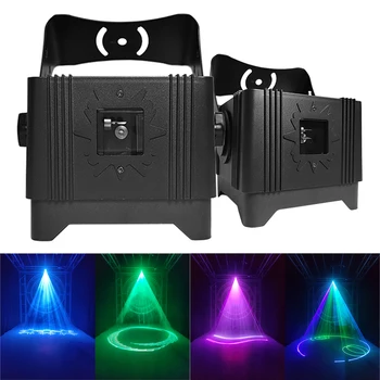 RGB анимационен лазерен лъч 3 W Водоустойчива IP65 проектор DMX512 за дискотеки, Dj, сватбена клуб, бар, партита, на сценичното оборудване