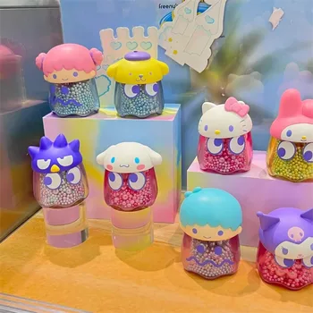 Sanrio Beanmen Кутия за слепи играчки с яйца My Melody Kuromi Star Фигурка циннаморолла Статуетка от PVC Мистериозна кутия-изненада Сладки подаръци