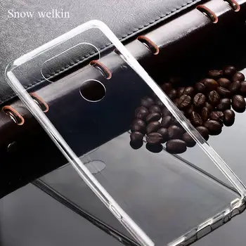 Snow Welkin Прозрачна силиконова мека ультратонкая задната част на кутията на телефона от TPU за LG V20 LS997 H990DS 5,7 инча