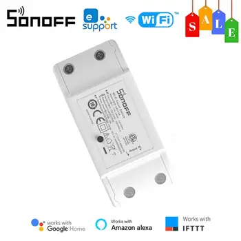 SONOFF Basic R4 WiFi Smart Switch Дистанционно Управление за Smart Home САМ Модул Magic Switch чрез eWeLink Работи с Алекса Google Home