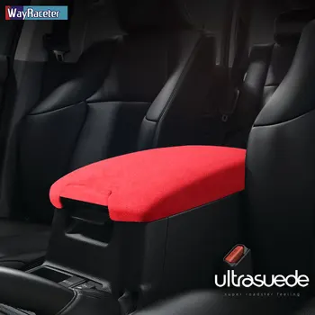 Ultrasuede Горната Замшевая На Опаковки За Съхранение На Колата Си, Кутия За Подлакътник, Накладки За Toyota Land Cruiser Prado 150 Facelift 2014-На J150
