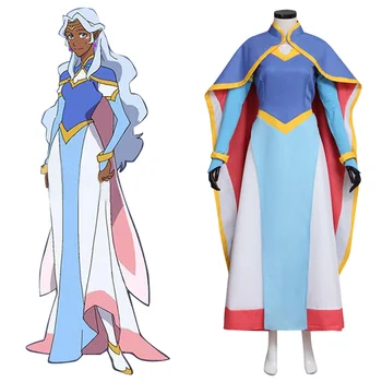 Voltron Легендарният Defender, кралят костюм принцеса Аллуры за cosplay, карнавальное облечи за Хелоуин за жени