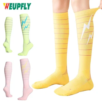 WEUPFLY 1 двойка компрессионных чорапи за жени и мъже, Circulation-най-добрата подкрепа за джогинг, грижа за болни, спорт