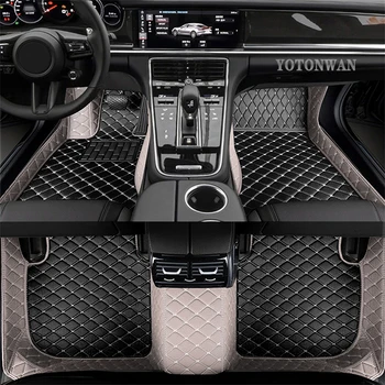 YOTONWAN Обичай Кожена Авто Подложка За Пода 100％ За Всички Модели на Jeep Renegade Compass Cherokee Patriot Wrangler Автоаксесоари