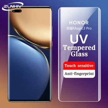 ZLNHIV UV стъкло За Честта magic 4 Ultimate 3 pro plus екран протектор За Честта X40 V40 lite UV-защитен слой от закалено стъкло