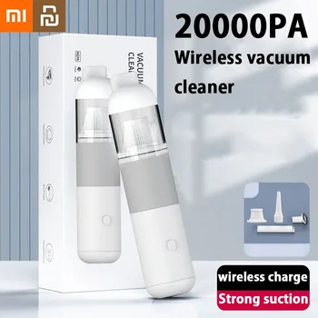 Авто прахосмукачка Xiaomi с голям всасыванием, преносим Ръчна прахосмукачка, акумулаторна батерия начало Безжичен колектор на прах, битова техника