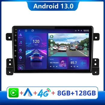 Автомагнитола Android 13 за Suzuki Grand Vitara 2005-2015 Мултимедиен плейър 2Din 4G WiFi DSP GPS Навигация Carplay Главното устройство